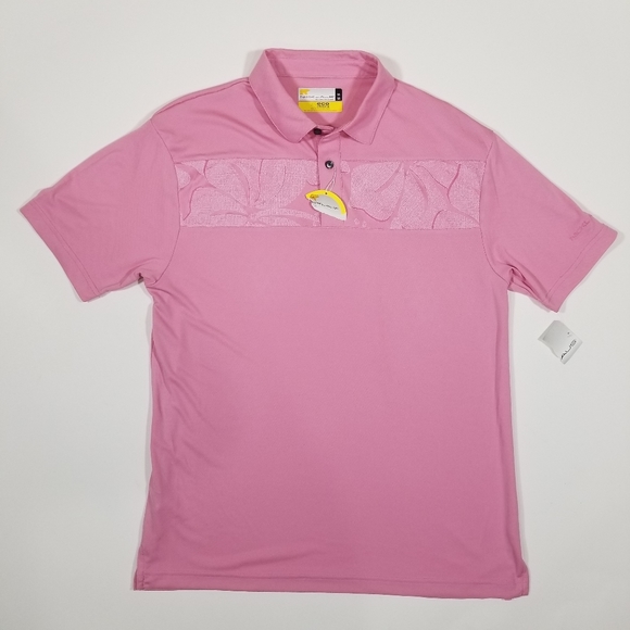 Jack Nicklaus Other - Nicklaus Eco Choice Panel Polo Shirt Pink